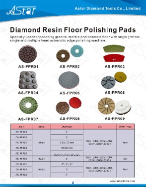 Diamond Resin Floor Polishing Pads