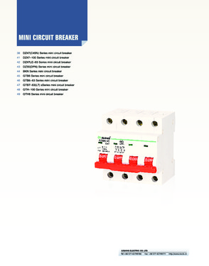 Mini Circuit Breaker, MCB