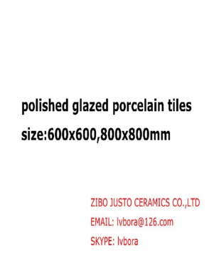 polished glazed porcelain tiles