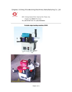 portable edge banding machine