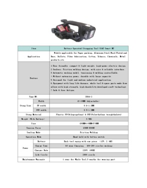 Battery Electric Strapping Tool (DD16-2)