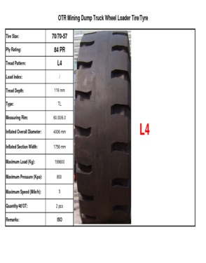 Earthmoving wheel OTR rig tire tyre 40.00-57 for oilwell drilling Rig