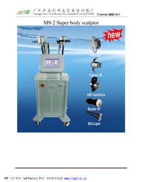 Hot ultrasound cavitation slimming machine