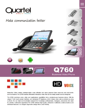 IP Video Phone (Q760)