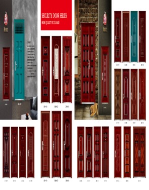 Chinese steel security door frames