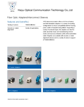 optical fiber adapter/adaptor