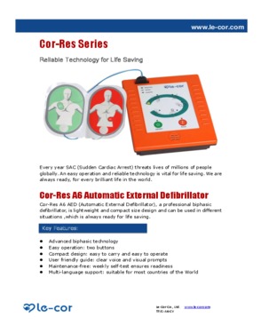 Automated External Defibrillator (AED)