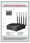 Adjustable output power  signal Jammer TG-5CA (Newest designed Jammer