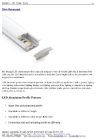 Aluminum led profile 12v/24v led bar 8mm slim cabinet lamp for led strip recessed installation ALP001