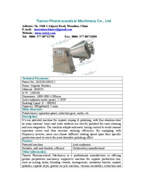 Softgel/Capsule Polisher