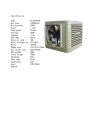 evaporative air conditioner   TY-S1831AP