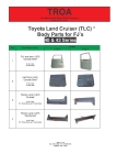 Body parts for Toyota Land Cruiser