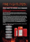 Portable Fire Extinguisher light aerosol type fire fighter Mini car fire extinguisher