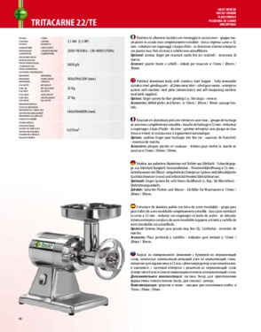 Meat Mincer Machine - Meat Processing Equipment