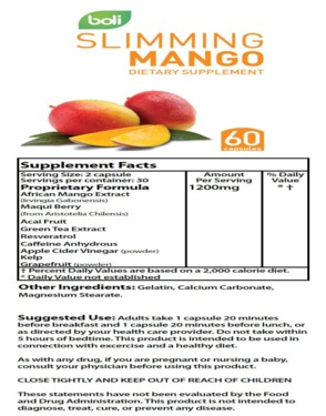 Slimming Mango Capsules