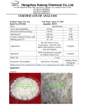 soybean wax