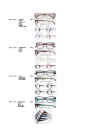 2014 new fashion stock TR optical frame with small quantity , 12pcs/color