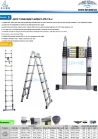 High strength Double side Industrial step ladder LVD-TJ-D2X12