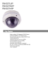 DC 12V IR IP Cameras, Real Time Transmission Camera With Interchangeab
