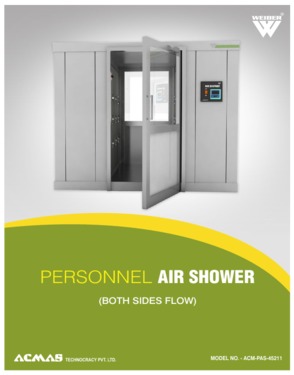 Personnel Air Shower Both Sides Flow
