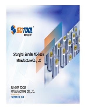 Shanghai Sunder NC-Tools Manufacture Co., Ltd.