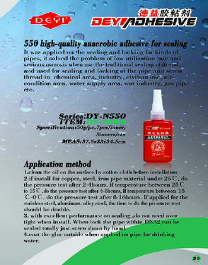 liquid thread sealant adhesive