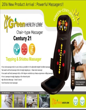 Back, Neck and Waist massager (Chair type)