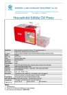 smart control mini  oil press for housewoman