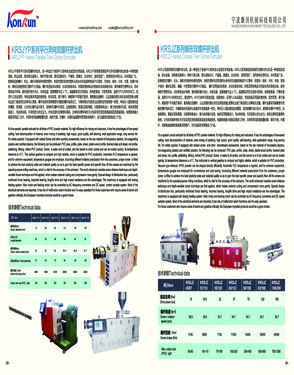 Conical Twin-screw extruder