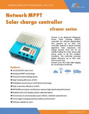 MPPT solar charger controller