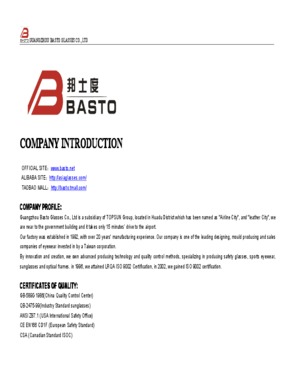 Guangzhou Basto Glasses Co., Ltd