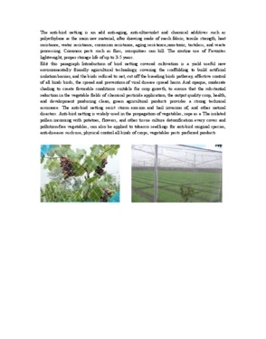 HDPE birds net for vegetables or trees/flowers