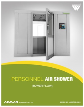 Personnel Air Shower Tower Flow