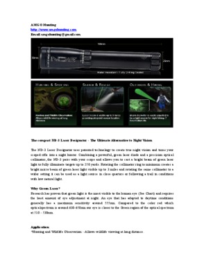 ND3x30x40x50 Green Laser Genetics Designator as Tactical Laser Rifle S