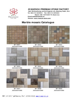 natural marble mosaic tile for wall cladding