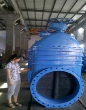 socket end ductile iron gate valve