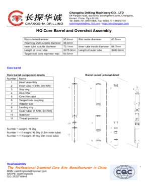 Core Barrel Assembly