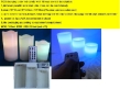 Color change led candle set with remote controller