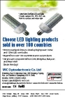 MIC LED lighting products, LED street lights, LED flood lights, LED tube light, LED corn light, LED high bay light, etc.