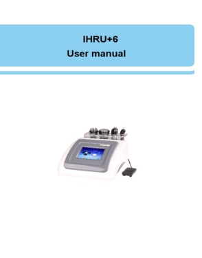 IHRU+6 Multipolar RF Cavitation Slimming Machine
