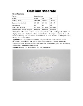 Calcium stearate