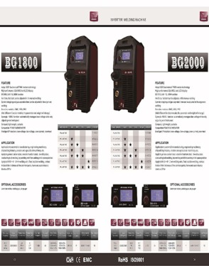 BG-1800 3IN1 DC Inverter MIG TIG MMA Welder