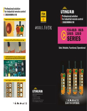 Hamming Code And Enhanced Watch-dog Circuit Safety Features Remote Control F24-6S