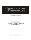 Stoneshield Marble, granite and travertine sealer