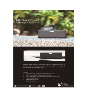 Bluetooth Speakers (BlackStorm - M2)