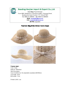 Summer beautiful women straw hat