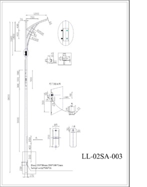 lighting pole, lighting column, lamp pole, garden pole, fiber glass pole
