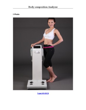 Body Composition analyzer with thermal recorder-Hosmed