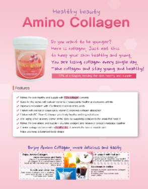 Amino Collagen Powder healthy skin for women