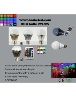 LED rgb bulb
